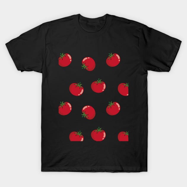 Tomato Pattern T-Shirt by DulceDulce